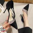 Sapato Com Salto Agulha de Strass Romântica Sensual e Safada - 50% DE DESCONTO + FRETE GRÁTIS !