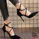 Sapato de Salto Alto Skinny vazada Romântica Sensual e Safada - 50% DE DESCONTO + FRETE GRÁTIS !