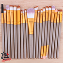 Conjunto de Pincéis Maquiagem Profissional Cabo Macio