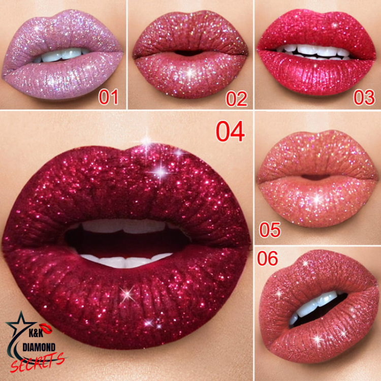 Batom Brilho Labial Metal Fosco com Brilhos Symphony Romântica Sensual e Safada - 50% DE DESCONTO + FRETE GRÁTIS !