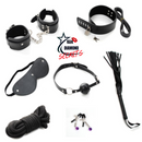 7 pçs Couro Brinquedo Erótico Fetiche Romântica Sensual e Safada - 50% DE DESCONTO + FRETE GRÁTIS !