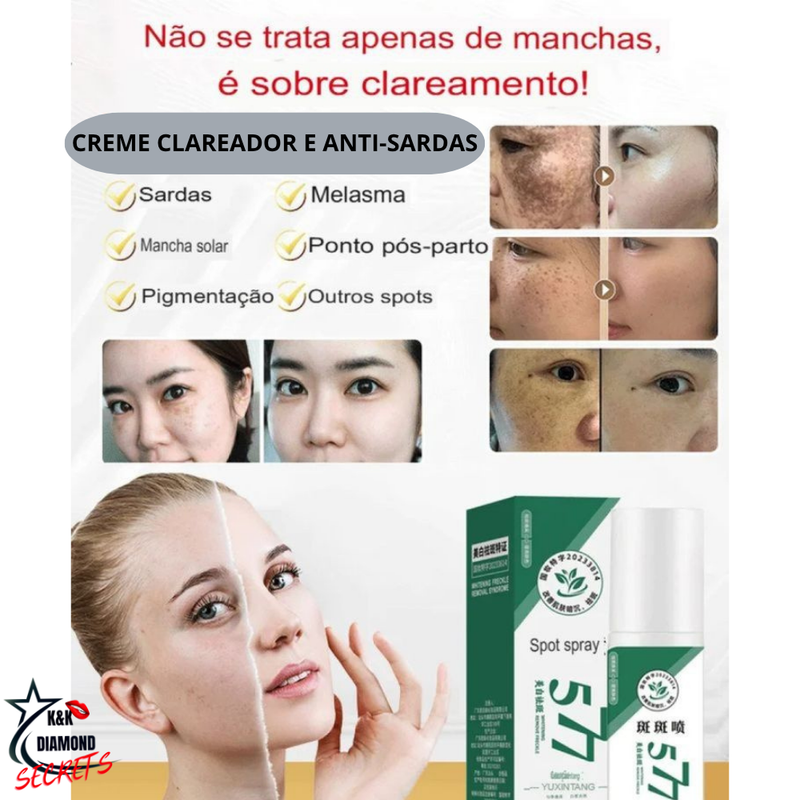 577-Spray Remove manchas de SOL, IDADE, GRAVIDA E MELASMA! 50% DE DESCONTO + FRETE GRÁTIS!