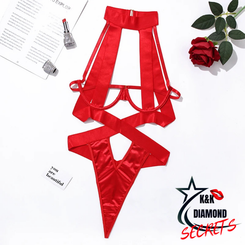 Body Tiras Romântica Sensual e Safada - 50% DE DESCONTO + FRETE GRÁTIS !