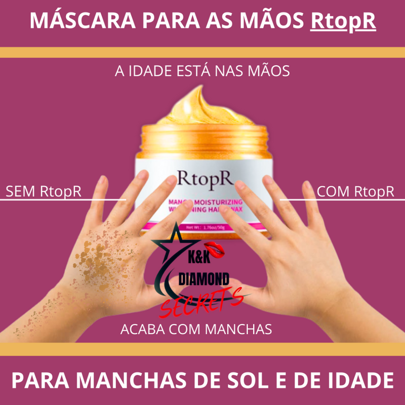 Máscara para as Mãos RtopR 50% DE DESCONTO + FRETE GRÁTIS !