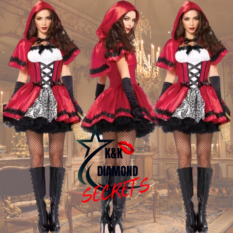 Fantasia Chapeuzinho Vermelho Romântica Sensual e Safada - 50% DE DESCONTO + FRETE GRÁTIS !