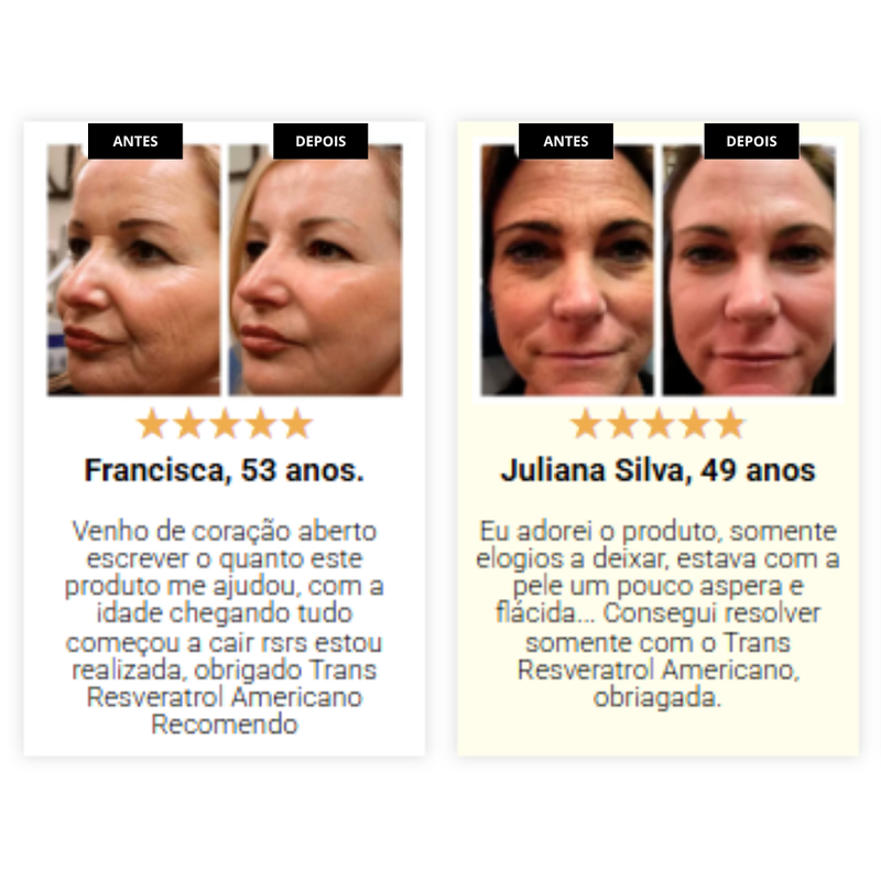 Limpeza de Pele Trans Resveratrol Premium Americano + Vitamina K2 - 50% DE DESCONTO + FRETE GRÁTIS
