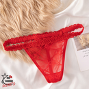 Calcinha Renda Coração Strass Romântica Sensual e Safada - 50% DE DESCONTO + FRETE GRÁTIS !