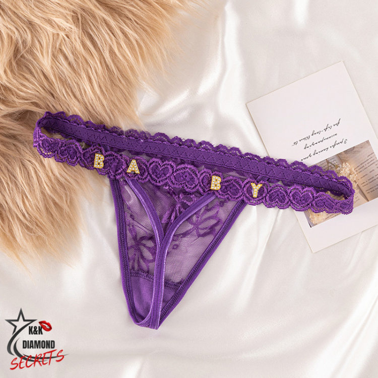 Calcinha Renda Coração Strass Romântica Sensual e Safada - 50% DE DESCONTO + FRETE GRÁTIS !